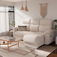 Isla Fabric Recliner L-Shaped Sofa (Sectional)