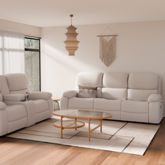 Sage Fabric Recliner Sofa