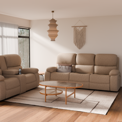 Sage Fabric Recliner Sofa