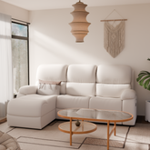 Solace Fabric Recliner L-Shaped Sofa (Sectional)