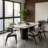 Aldun Dining Set (1 Table + 4 Chair) by Wood Haven