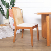 Maven Rattan Wooden Dining Chair