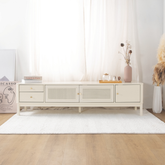 Ivory Wooden TV Console