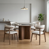 Luminara Dining Set (1 Table + 4 Chair) by Wood Haven