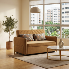 Calsera Faux Leather Sofa Bed
