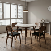 Summ Dining Set (1 Table + 4 Chair) by Wood Haven