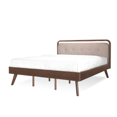 Divani Walnut Wooden Bed
