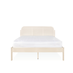 Ivory Wooden Bed