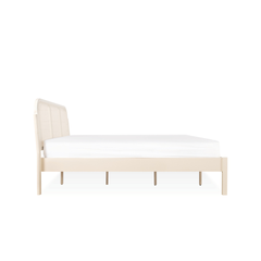 Ivory Wooden Bed