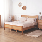Megan Wooden Bed