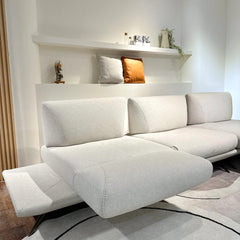 Mondina Cream Fabric Functional Sofa