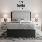 Xanie Fabric Storage Bed Frame