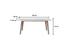 Benton Dining Table by Wood Haven