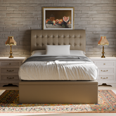 Orlando Faux Leather Storage Bed Frame