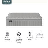 Somnuz® Durafirm 10" Spring Mattress with Pillowtop