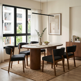 Arlo Dining Set (1 Table + 4 Chair) by Wood Haven