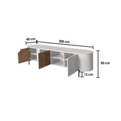 Lunara Tv Cabinet by Wood Haven