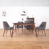 Boston Extendable Wooden Dining Table (130cm-160cm)