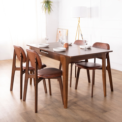 Christina Extendable Wooden Dining Table (170cm-200cm)