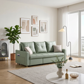 Lorvessa Faux Leather Sofa Bed