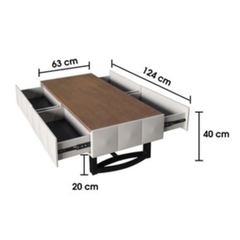 Ascend Coffee Table by Wood Haven