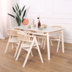 Mica Wooden Dining Table (160cm)