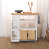 Hogan Latte Kitchen Cabinet Trolley
