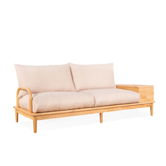 Carol Wooden Sofa with Side Storage
