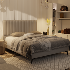 Delane Genuine Leather Divan Bed Frame by Esteller