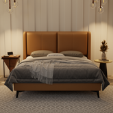 Grenne Genuine Leather Divan Bed Frame by Esteller