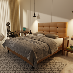 Rachelle Genuine Leather Divan Bed Frame by Esteller