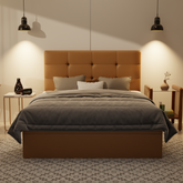 Rachelle Genuine Leather Storage Bed (Gas Lift) by Esteller