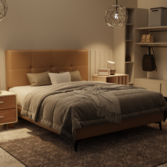 Koane Genuine Leather Divan Bed Frame by Esteller