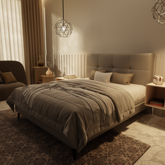Koane Genuine Leather Divan Bed Frame by Esteller