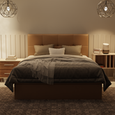 Koane Genuine Leather Storage Bed (Gas Lift) by Esteller