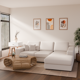 Fern Fabric Sectional Sofa