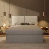 Gretelle Genuine Leather Storage Bed (Gas Lift) by Esteller