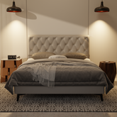 Wimble Genuine Leather Divan Bed Frame by Esteller