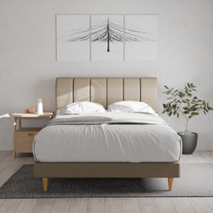 Marcell Faux Leather Bed Frame