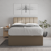 Marcell Faux Leather Storage Bed Frame