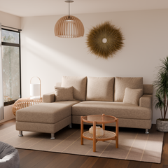 Ivy Fabric Sectional Sofa