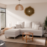 Ivy Fabric Sectional Sofa