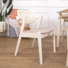 Gavin Rattan Wooden Dining Chair