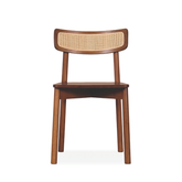 Amira Wooden Dining Chair (Rattan)