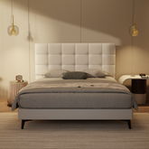 Mancine Genuine Leather Divan Bed Frame by Esteller