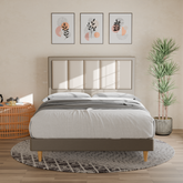 Torian Faux Leather Bed Frame