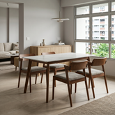 Benton Dining Set (1 Table + 4 Chair) by Wood Haven