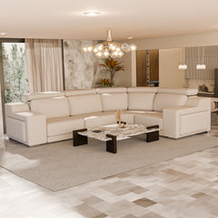 Lush Fabric Sectional Sofa