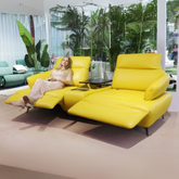 Foden Genuine Leather Recliner Sofa