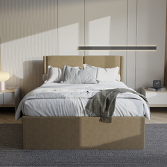 Garry Fabric Drawer Bed Frame (Water Repellent)